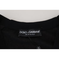 Dolce & Gabbana Black Cashmere Button Down Cardigan Sweater