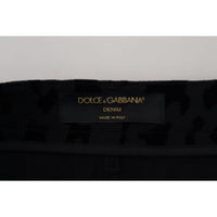 Dolce & Gabbana Elegant High Waist Denim Hot Pants Shorts