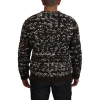 Dolce & Gabbana Brown Knitted Wool Fatto A Mano Sweater