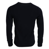 Dolce & Gabbana Elegant Blue Cashmere Pullover Sweater