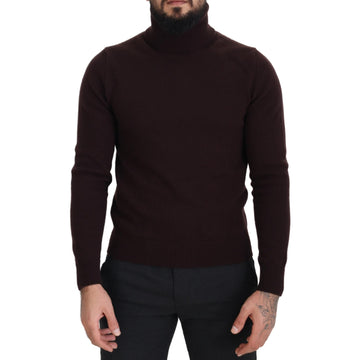 Dolce & Gabbana Elegant Turtleneck Wool Pullover Sweater