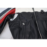 Dolce & Gabbana Elite Black Leather Hooded Bomber Jacket