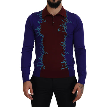 Dolce & Gabbana Multicolor Virgin Wool Silk Pullover Sweater