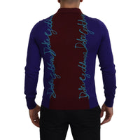 Dolce & Gabbana Multicolor Virgin Wool Silk Pullover Sweater