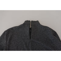 Dolce & Gabbana Elegant Dark Gray Pullover Sweater