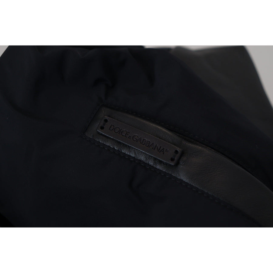Dolce & Gabbana Elegant Black Bomber Blouson Jacket