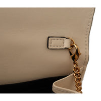 Versace White  Nappa Leather Medusa Evening Bag