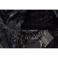 Dolce & Gabbana Black Nylon Hooded Pullover Women Sweater