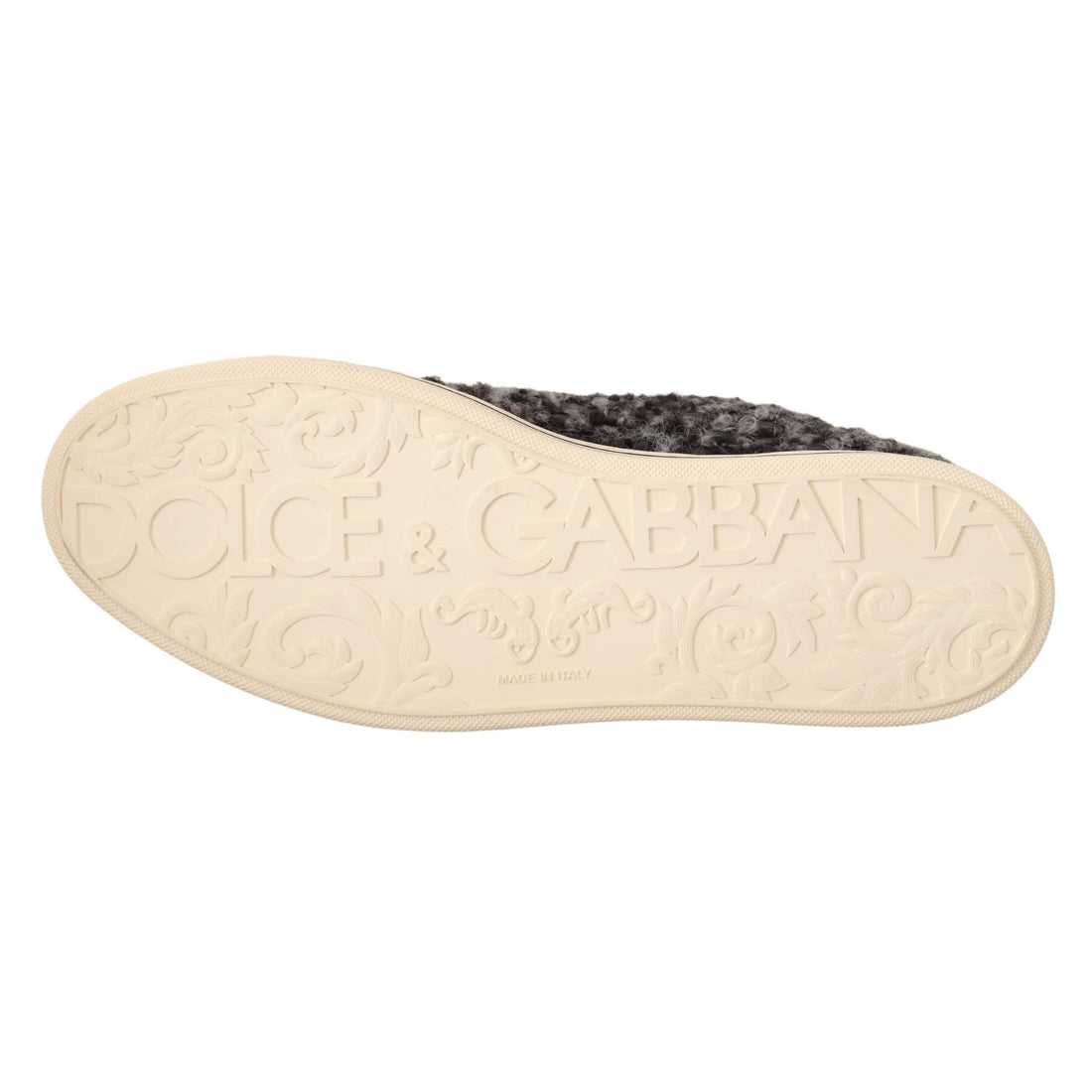 Dolce & Gabbana Elegant Gray High Top Sneakers
