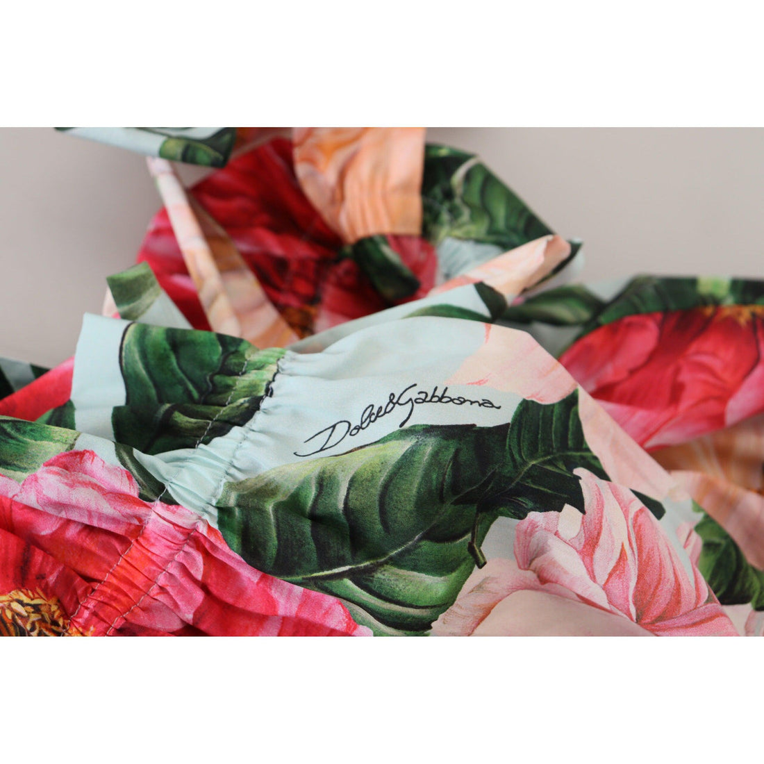 Dolce & Gabbana Multicolor Floral Print Sleeveless Tank Top