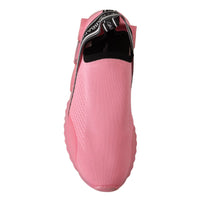 Dolce & Gabbana Pink Low Top Slip On Casual Sorrento Sneakers
