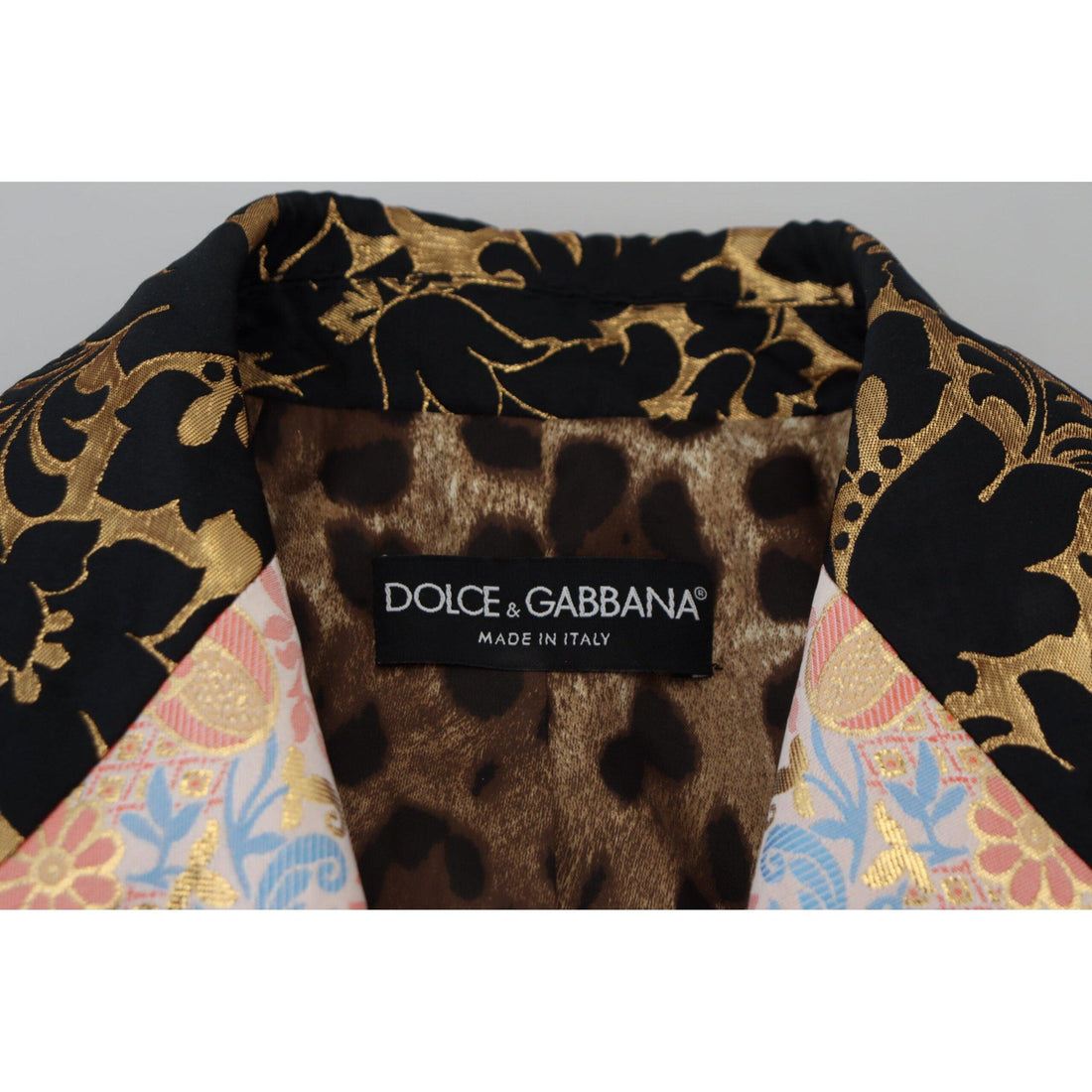 Dolce & Gabbana Elegant Multicolor Patchwork Blazer