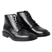Dolce & Gabbana Elegant Black Leather Men's Boots