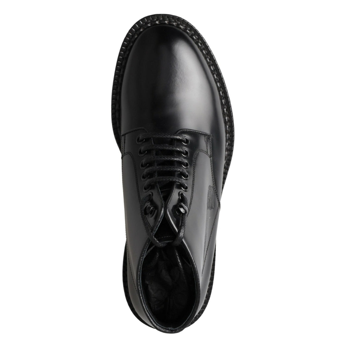 Dolce & Gabbana Elegant Black Leather Men's Boots