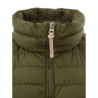 Woolrich Elegant Green Quilted Bomber Jacket