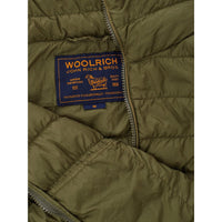 Woolrich Elegant Green Quilted Bomber Jacket