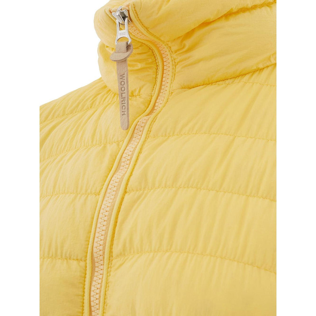 Woolrich Yellow Quilted Bomber Jacket