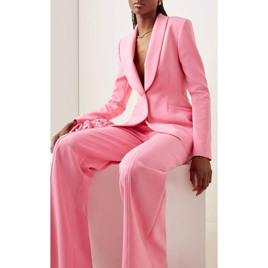 Designer Pink Cotton Women's Suit for Formal Occasions and Office Wear