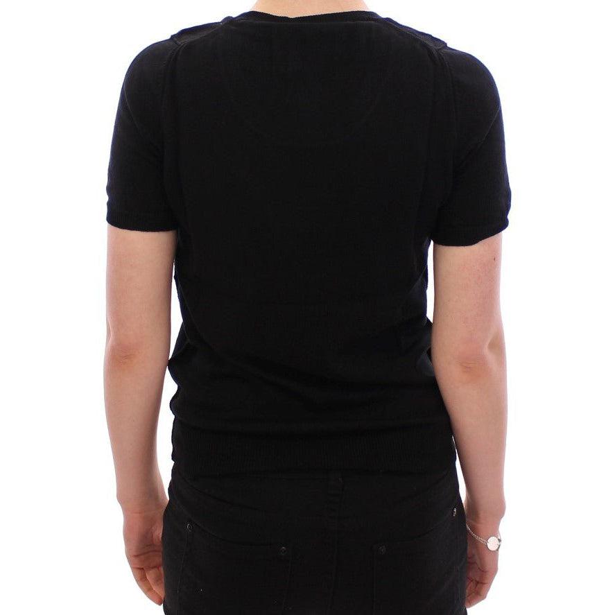 Dolce & Gabbana Black crewneck cotton t-shirt