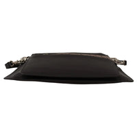 Dolce & Gabbana Elegant Black Leather Sling Shoulder Bag