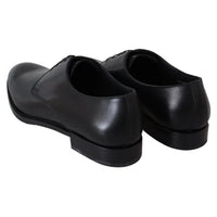 Dolce & Gabbana Black Leather SARTORIA Hand Made Shoes