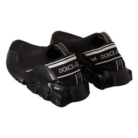 Dolce & Gabbana Black Slip On Women Low Top Sorrento Sneakers Shoes - Paris Deluxe