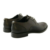 Dolce & Gabbana Brown Leather Laceups Dress Mens Shoes
