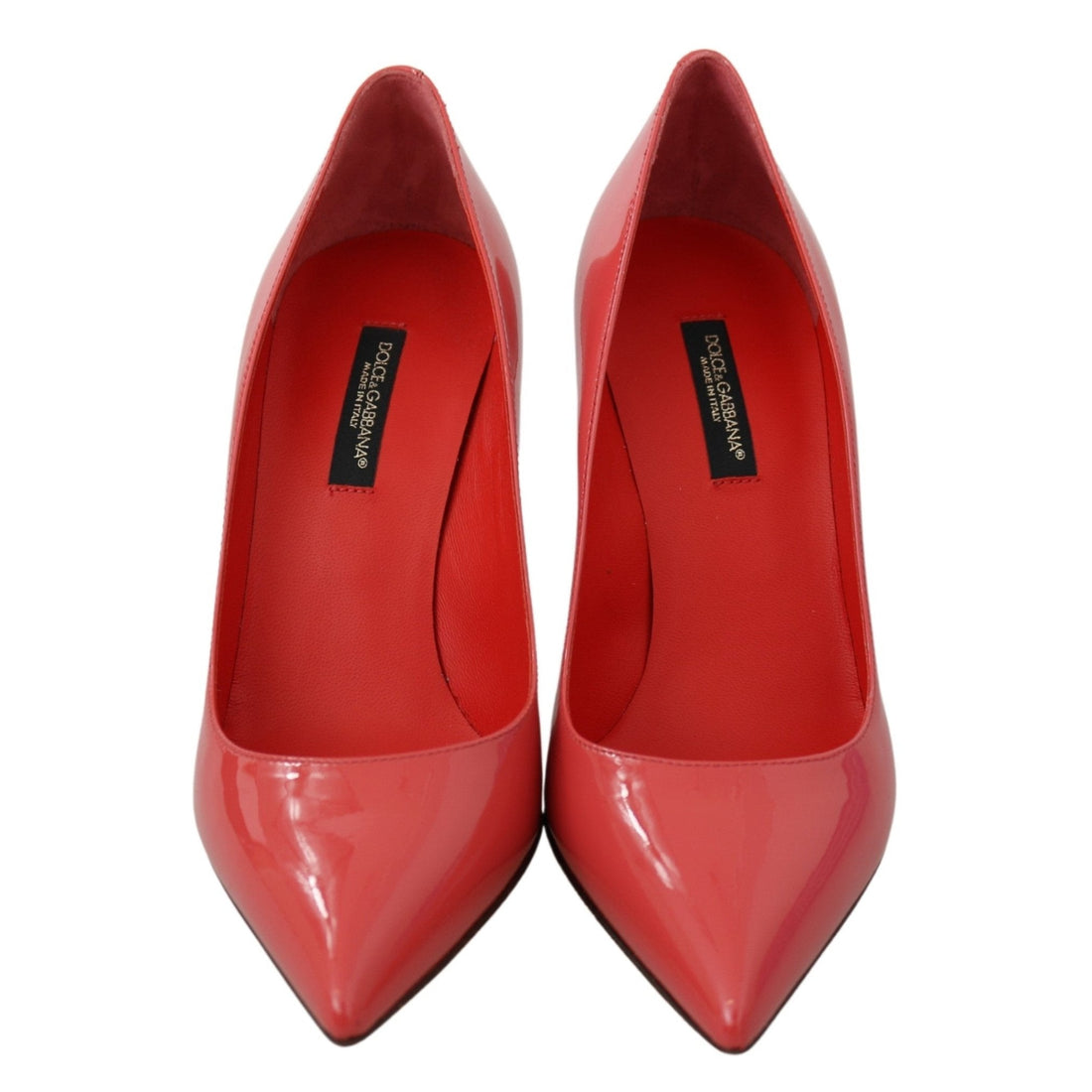 Dolce & Gabbana Dark Pink Patent Leather Heels Pumps - Paris Deluxe