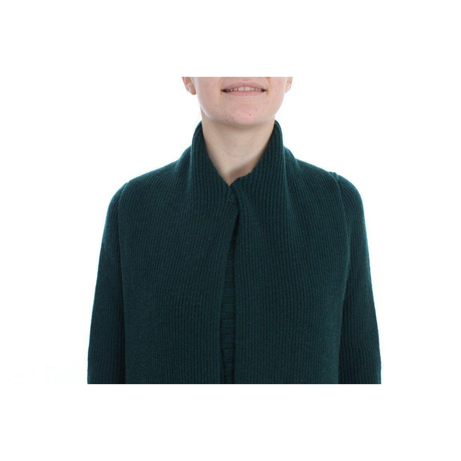 Dolce & Gabbana Green Knitted Cashmere Cardigan - Paris Deluxe