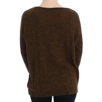 Dolce & Gabbana Green Knitted Pullover Sweater Top - Paris Deluxe