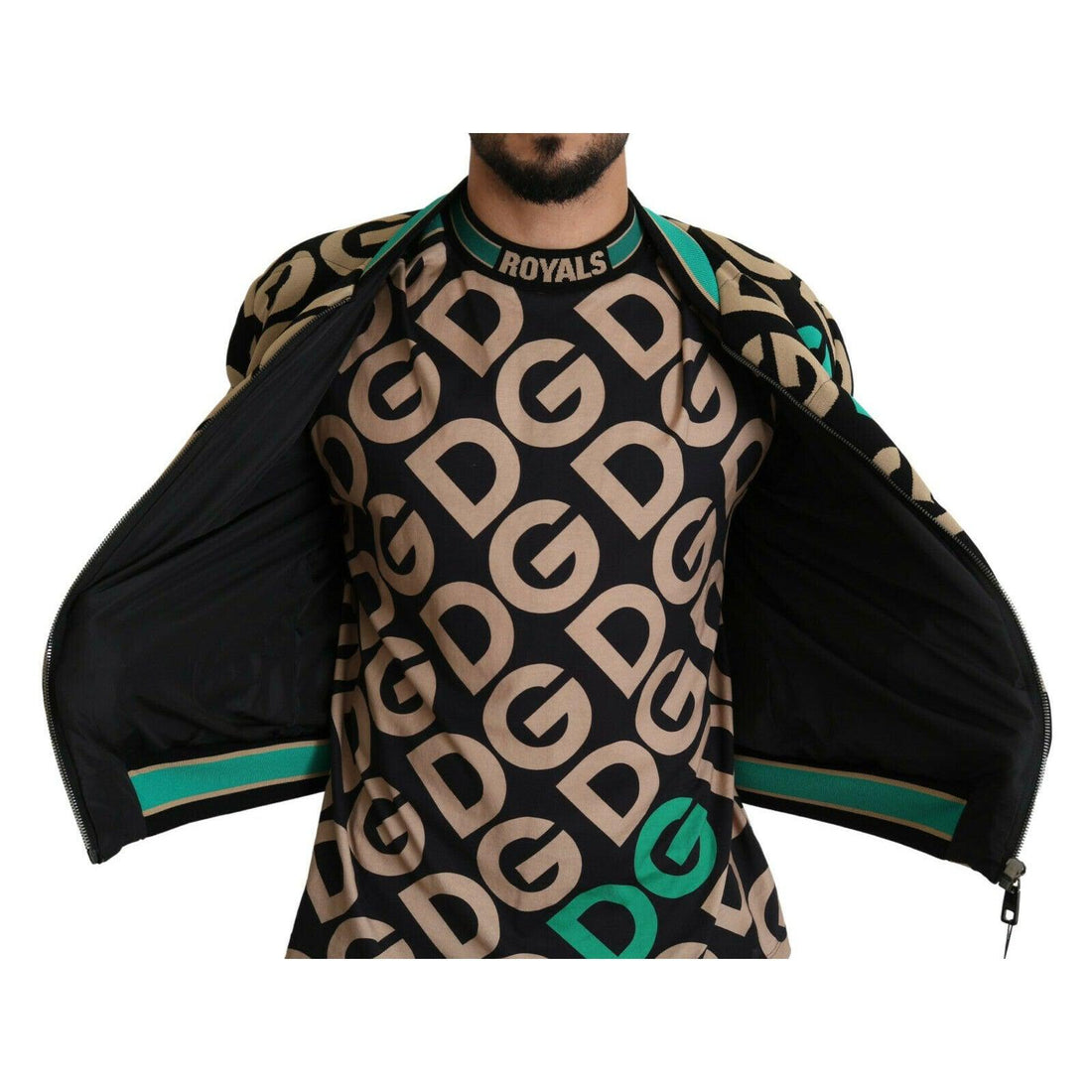 Dolce & Gabbana Multicolor DGMILLENNIALS Logo Print Jacket - Paris Deluxe