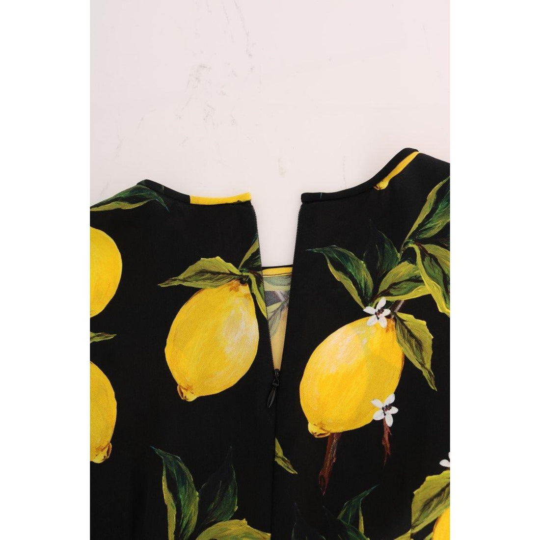 Dolce & Gabbana Multicolor Lemon Silk Stretch T-Shirt - Paris Deluxe