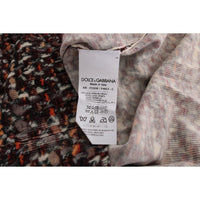 Dolce & Gabbana Multicolor Print Knit Top Wool T-shirt - Paris Deluxe