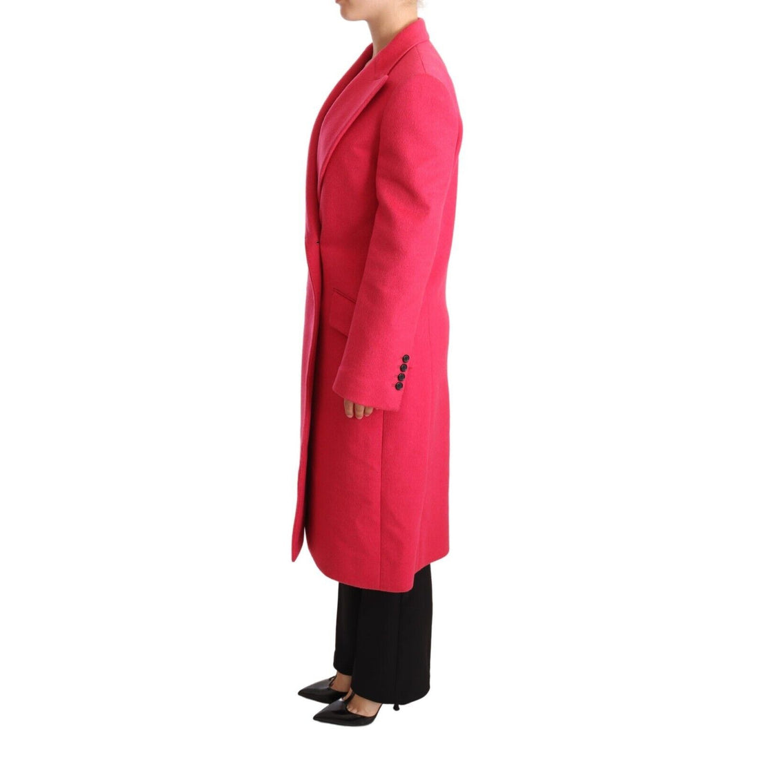 Dolce & Gabbana Pink Double Breasted Trenchcoat Jacket - Paris Deluxe