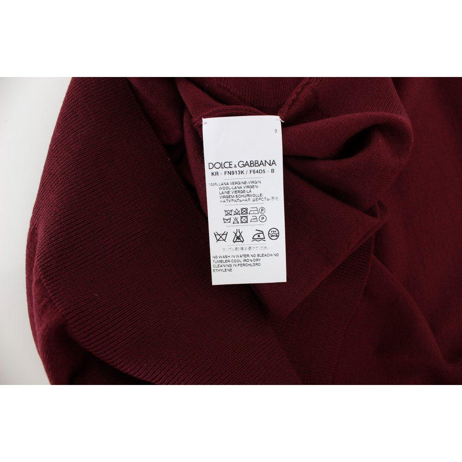 Dolce & Gabbana Red Sleeveless Crewneck Vest Pullover - Paris Deluxe