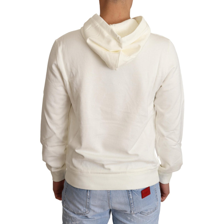 Dolce & Gabbana Regal King Motif Hooded Pullover Sweater