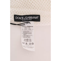 Dolce & Gabbana White Net Tank Transparent Top - Paris Deluxe