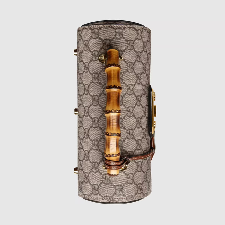 Gucci Sac à épaule GG Padlock en bambou petite taille - Paris Deluxe