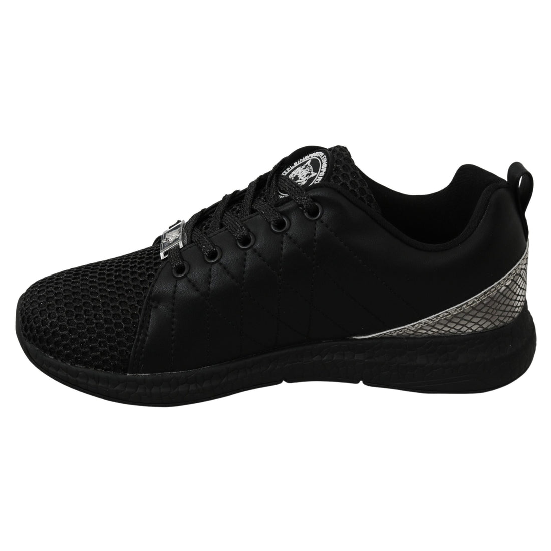 Philipp Plein Black Casual Running Sneakers Shoes - Paris Deluxe