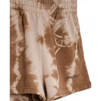 Hinnominate Chic Brown Printed Cotton Shorts