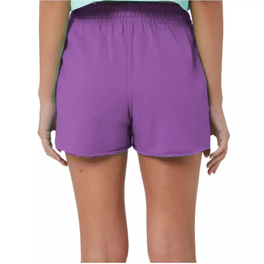 Hinnominate Chic Purple Cotton Shorts with Logo Detail