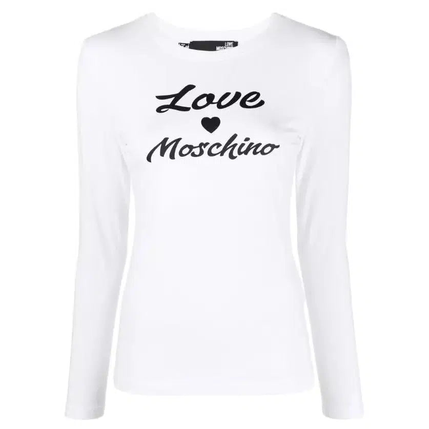Chic Logo Cotton Tee by Love Moschino
