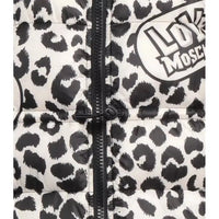 Love Moschino Chic Leopard Print Down Jacket