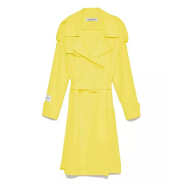 Hinnominate Yellow Polyester Jackets & Coat