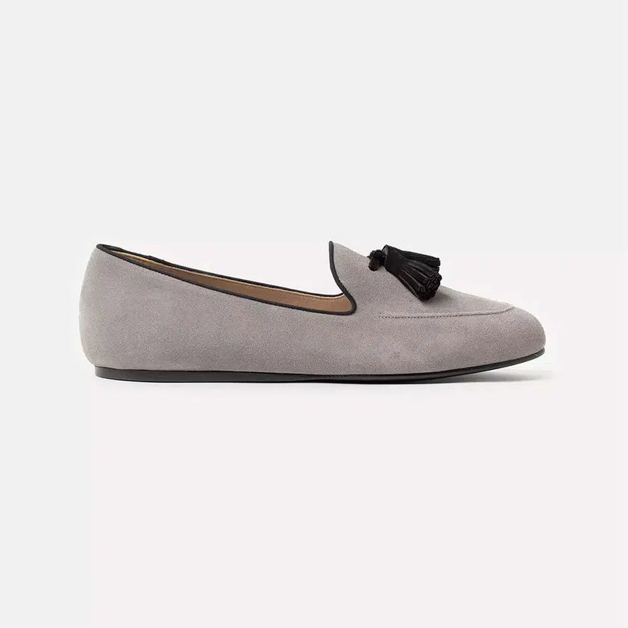 Charles Philip Gray Leather Loafer