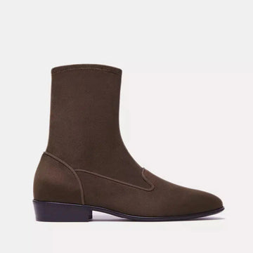 Charles Philip Green Leather Boot