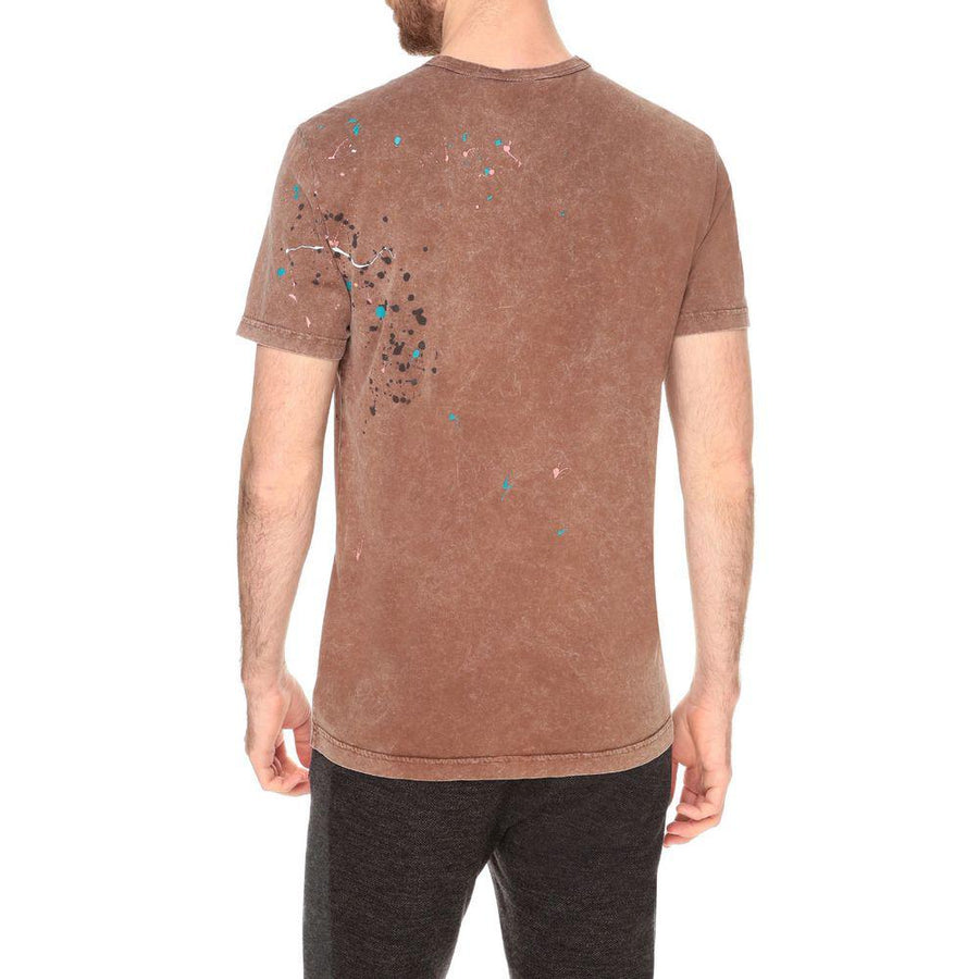 Dolce & Gabbana Brown Cotton T-Shirt