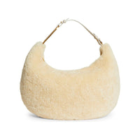Off-White White Shearling Handbag