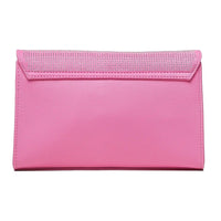 Love Moschino Chic Pink Rhinestone-Studded Shoulder Bag