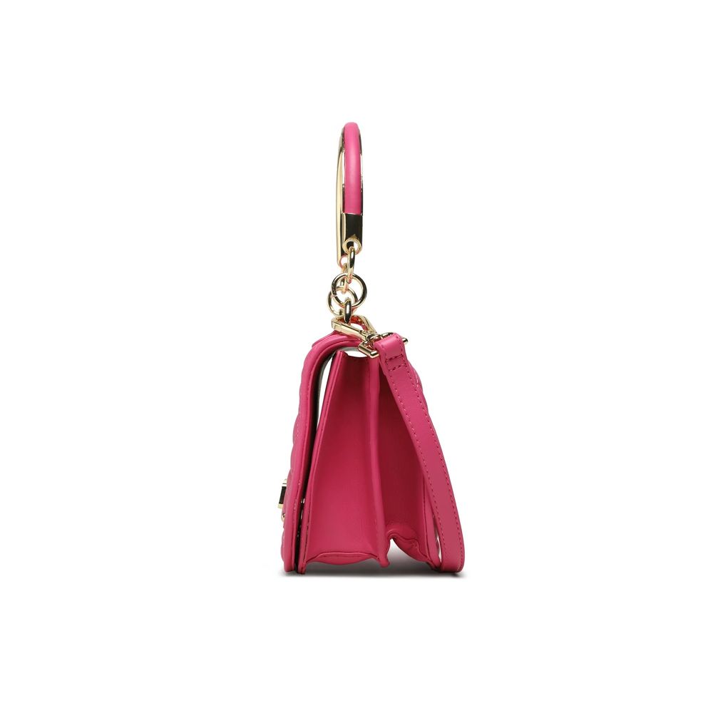 Love Moschino Fuchsia Quilted Crossbody Luxury Handbag